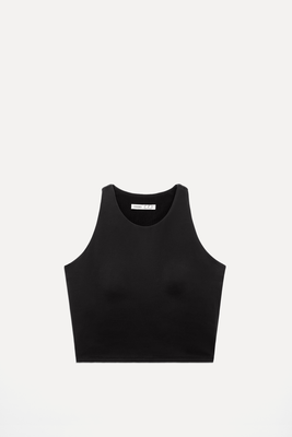 Crossover Back Tank Top  from Oysho