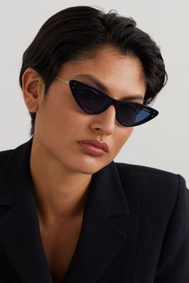 Missdior Cat-Eye Acetate And Gold-Tone Sunglasses, £340 | Dior Eyewear