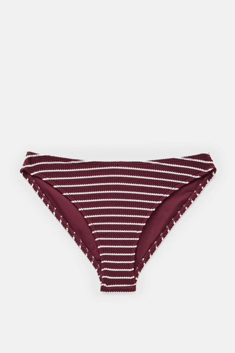 Cally Classic Stripe Crinkle Bikini Bottoms from HUSH