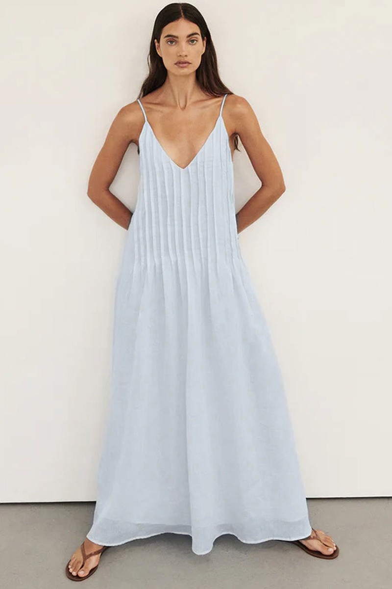 Tahlia Ramie Midi Dress from Dissh