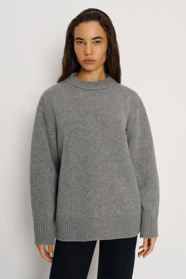 Jo Regenerative Wool Oversized Crew from Reformation