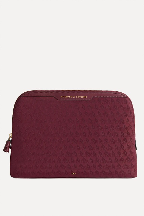 Logo Lotions & Potions Pouch from Anya Hindmarch