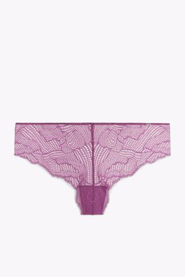 Geo Lace Hipster Knickers