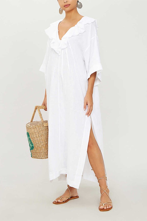 Inez Linen Dress from Three Graces London