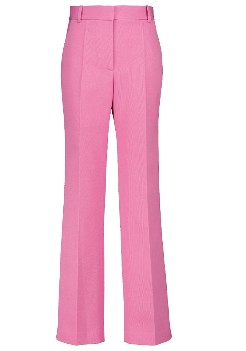 High-Rise Wool-Blend Straight Pants from Victoria Beckham