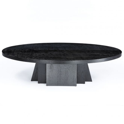Low Oval Coffee Table