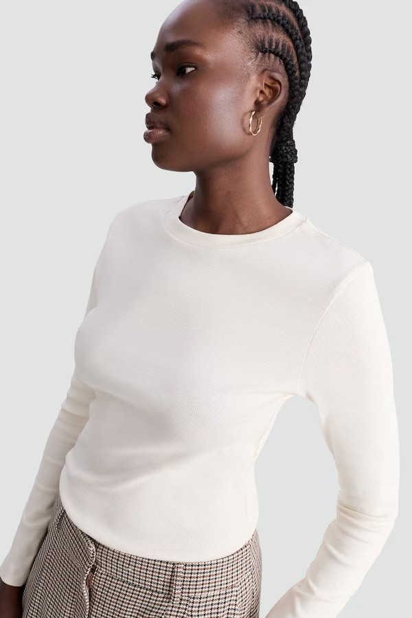 Cotton Rich Long Sleeved Top from F&F 