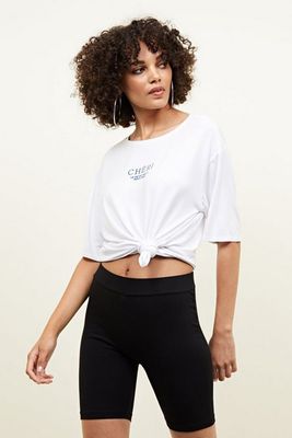 Black Cycling Shorts from New Look