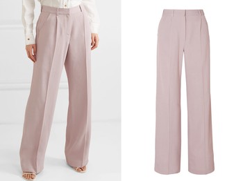 Twill Wide-Leg Pants from Ochi