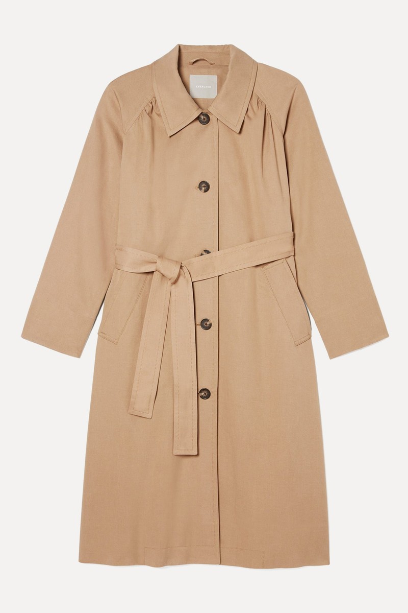 The Gathered Drape Trench from Everlane