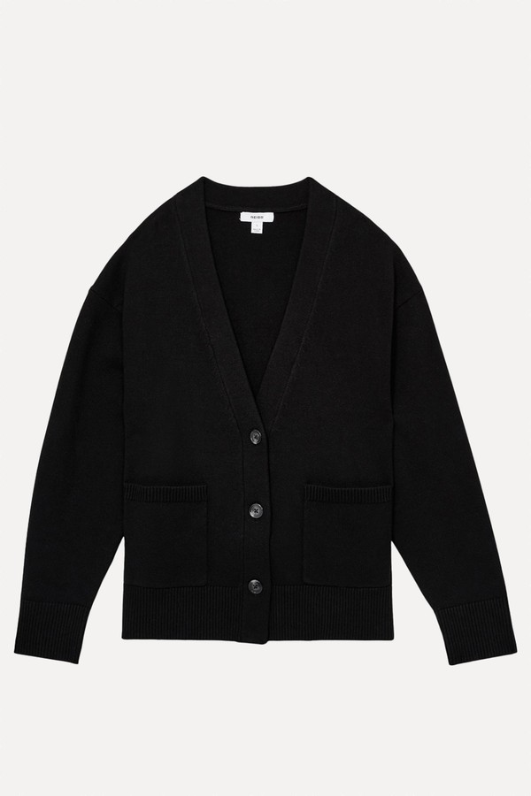 Harper Chunky Knitted Cardigan from Reiss