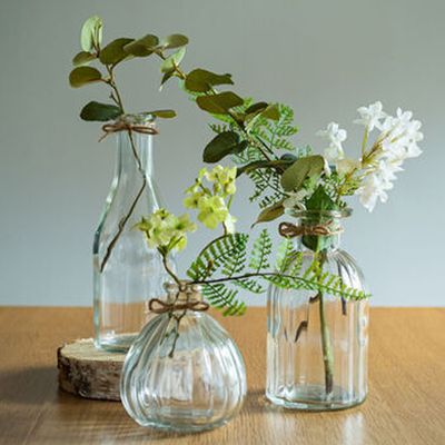 Retro Glass Bud Vases from The Flower Studio