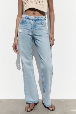 1975 Mid-Waist Rigid Bootcut Jeans from Zara