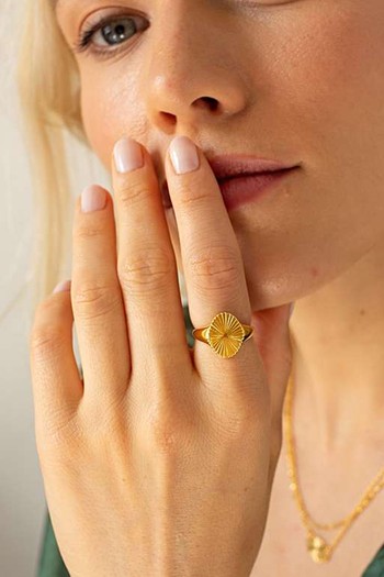 Sunburst Signet Ring, £75 | Estee Lalonde