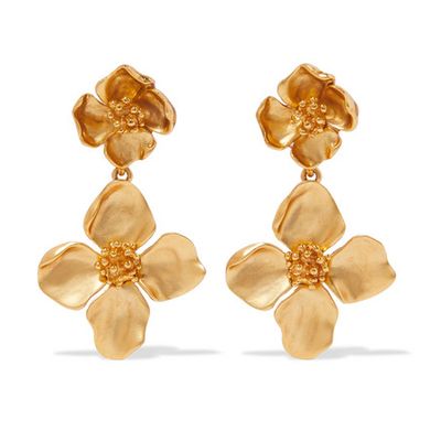 Gold-tone Clip Earrings from Oscar De La Renta