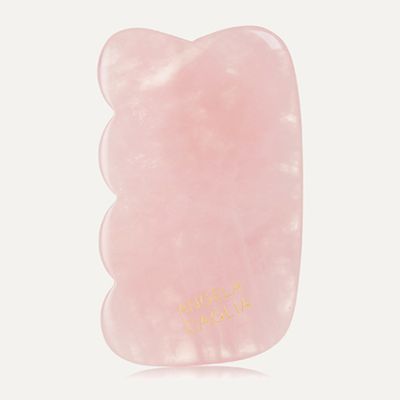 Rose Quartz Gua Sha Lifting Tool from Angela Caglia