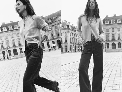 Le Slim Palazzo Trousers from Frame