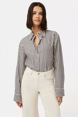 Cotton Poplin Stripe Shirt from Jigsaw 