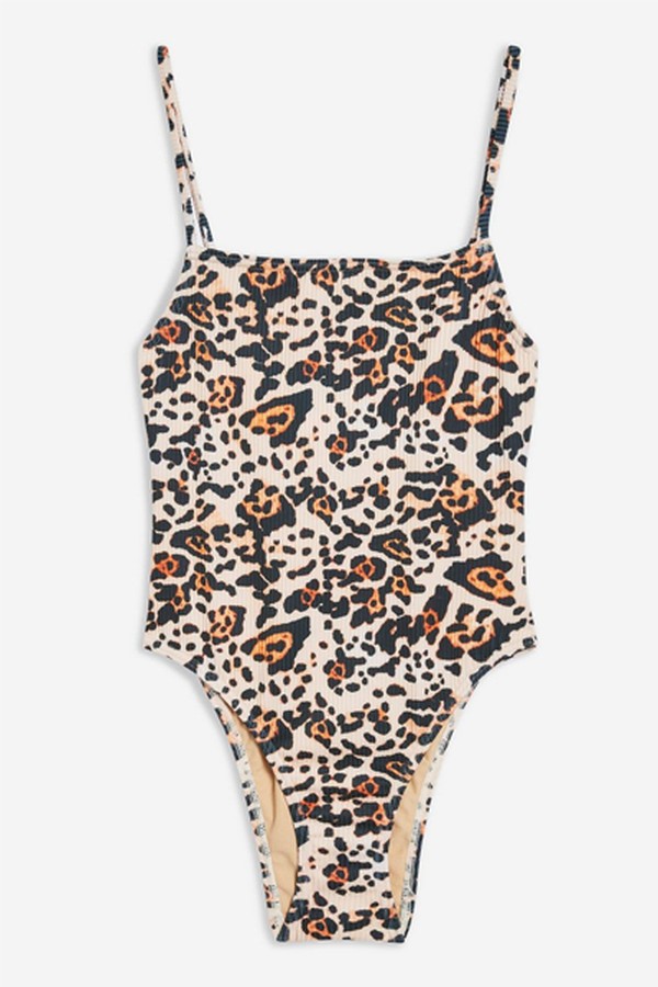 Leopard Print Swimsuit from Topshop