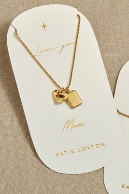 'Mum' Waterproof  Gold Charm Necklace 