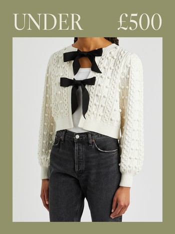 Kitty Pompom Cotton-Blend Cardigan, £495 | Alice + Olivia