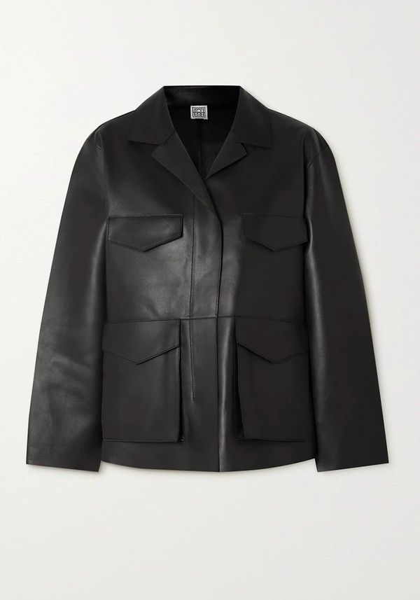 Oversized Leather Jacket from Totême