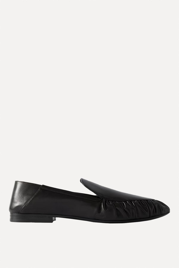 Alain Leather Slippers from Saint Laurent
