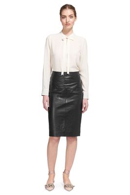 Kel Leather Pencil Skirt from Whistles