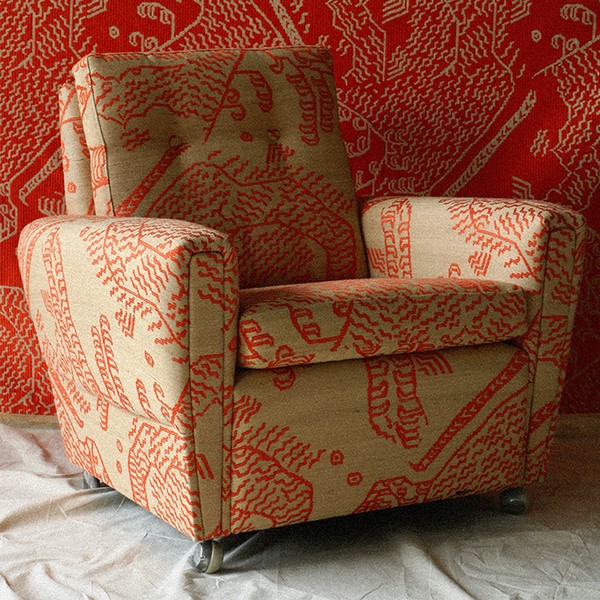 Sixties Armchair On Castors