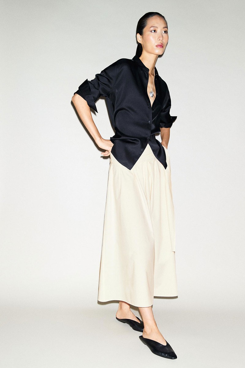 Flowing Satin Shirt