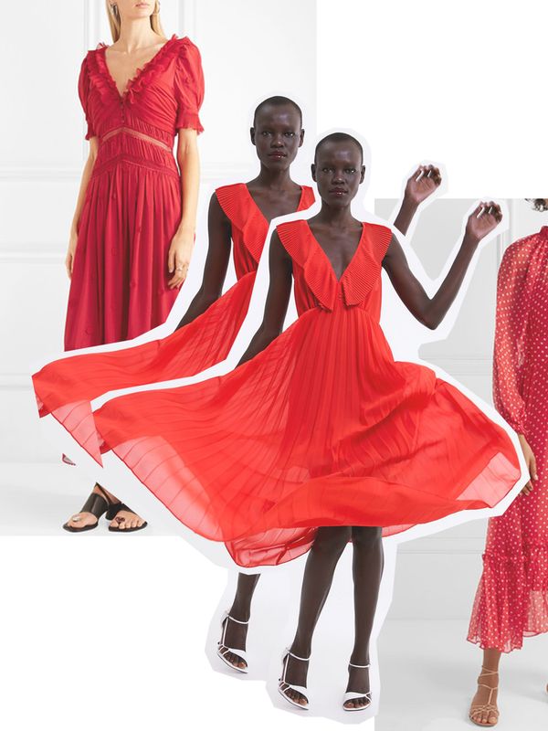 18 Red Dresses For Spring/Summer 