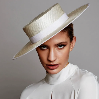 Classic Boater Hat from Lisa Tan