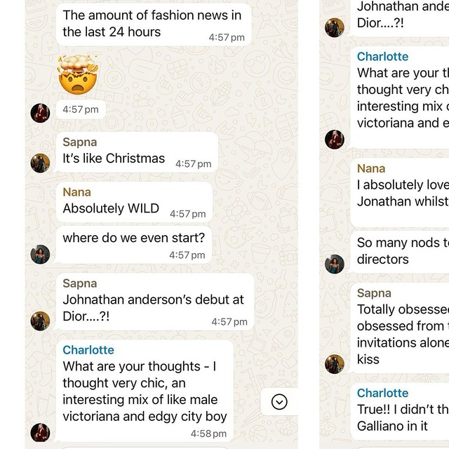 POV: the SL fashion team group chat. What did you think of Jonathan Anderson’s Dior debut?