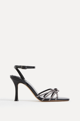 Rhinestone-Detail Heeled Sandals from H&M