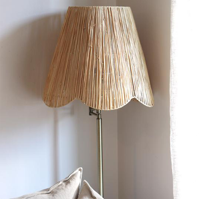 Scallop Raffia Lampshade from Sun And Day