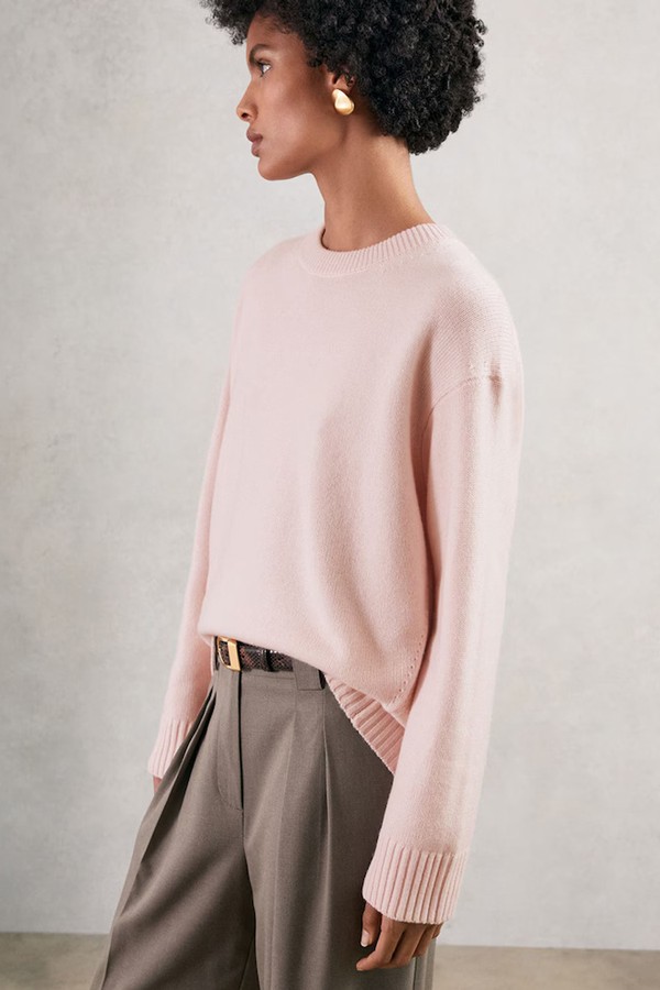 Ella Wool-Cashmere Crew-Neck Jumper