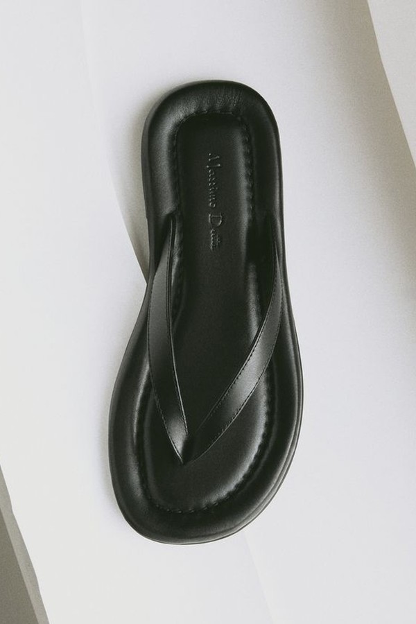 Padded Flat Sandals from Massimo Dutti