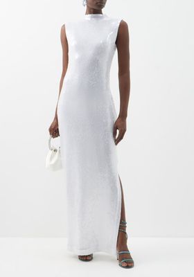 Mira Sequin Embellished Sleeveless Dress from 16Arlington