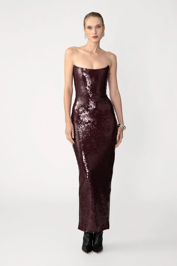 Venus Sequin Gown from Sau Lee