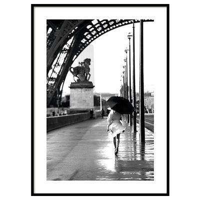 Walking in Paris Poster from Desenio