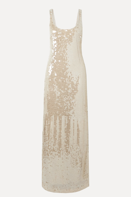 Bex Sequined Tulle Maxi Dress from Simkhai