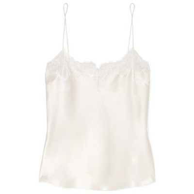 Nellie Lace-Trimmed Silk-Satin Camisole from Anine Bing