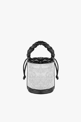 Black Zelia Mini Rhinestone Bag from Deusa