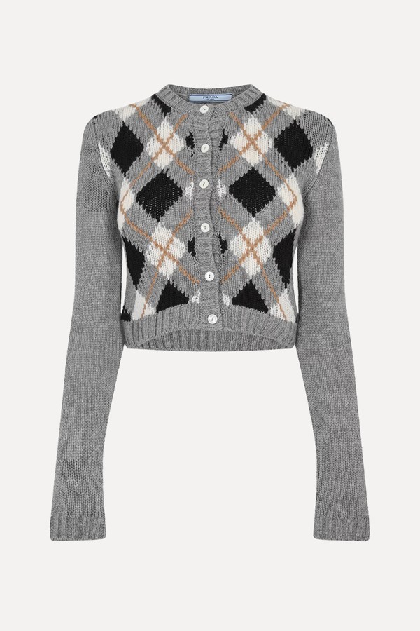Argyle Cardigan from Prada