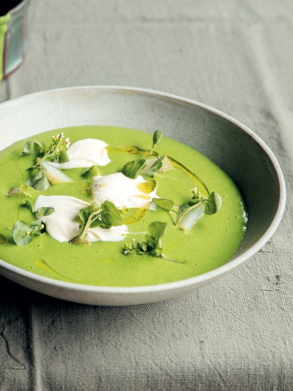Watercress Soup With Jersey Royals