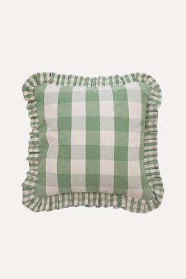Alice Ruffle Cushion from French Bedroom