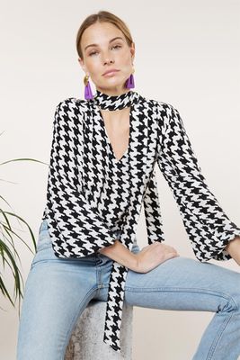 Blouse With Necktie from Rixo
