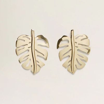Leaf Earrings from Mango