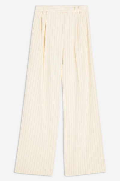 Wide Pinstripe Trousers