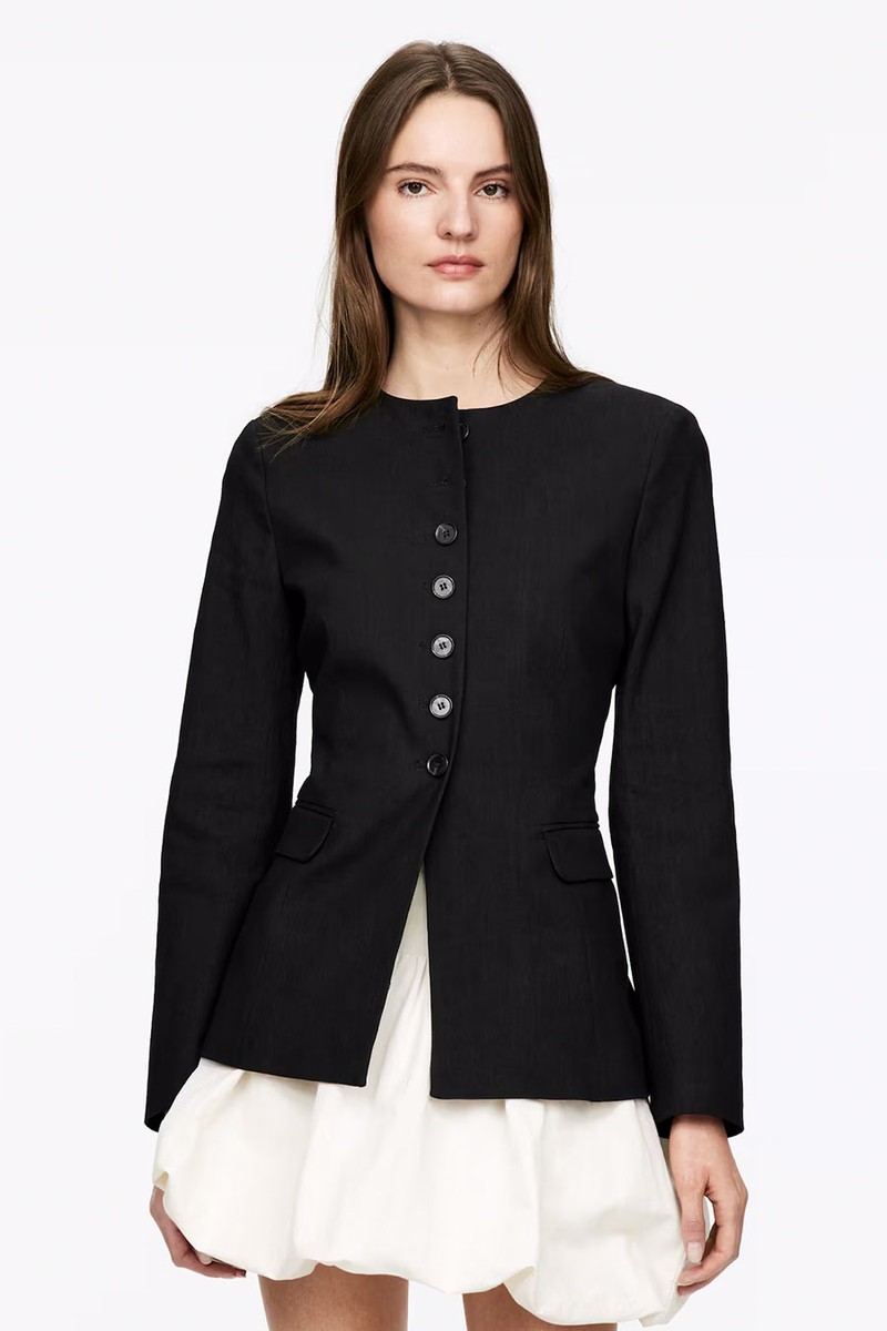 Linen-Blend Blazer from ARKET